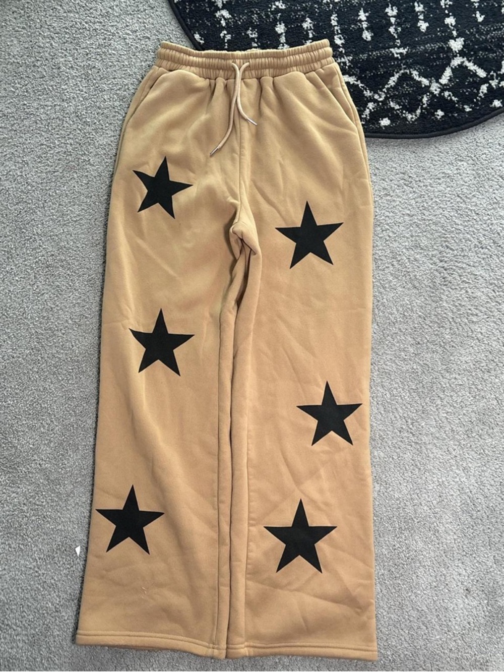 Women's Tan and Yellow Joggers-tracksuits